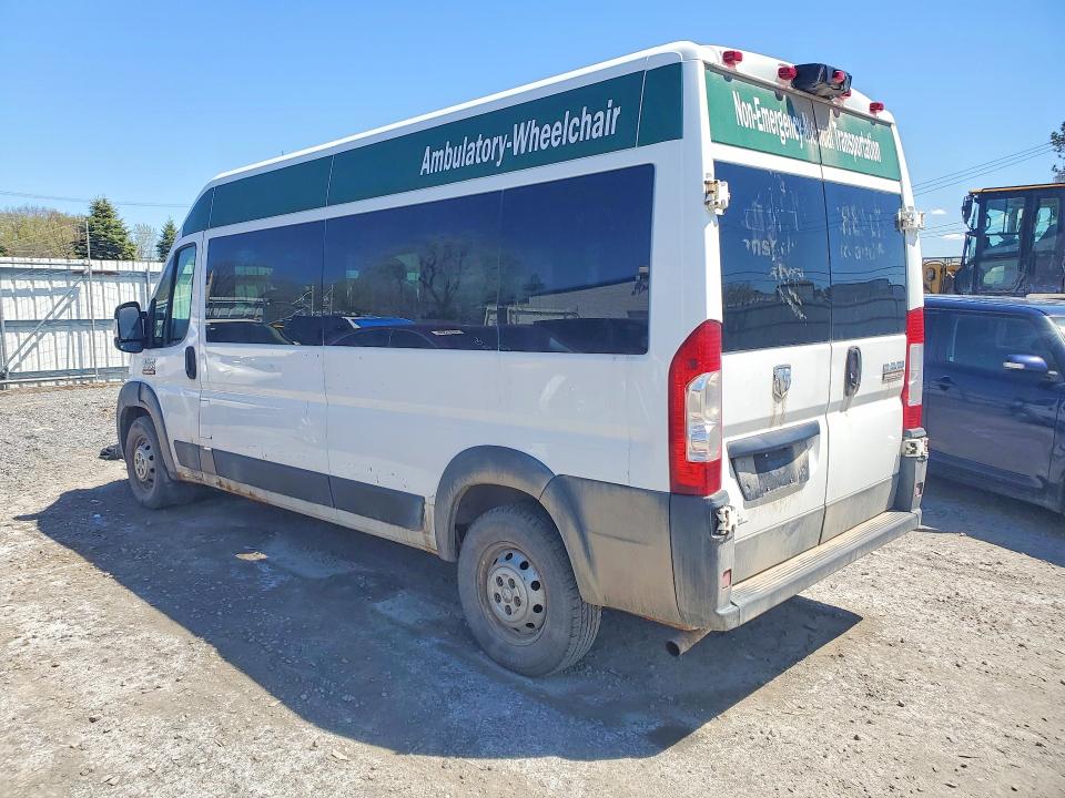 52972926 :رقم المزاد ، 3C6TRVPG8FE518786 vin ، 2015 Ram Promaster 1500 مزاد بيع