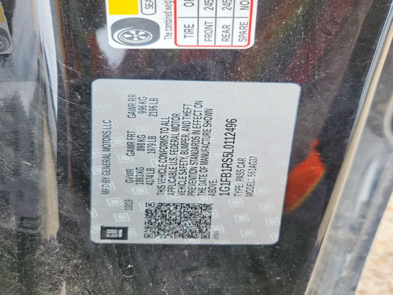 Aukcja sprzedaży 2020 Chevrolet Camaro, vin: 1G1FB1RS5L0112496, numer aukcji: 51290816