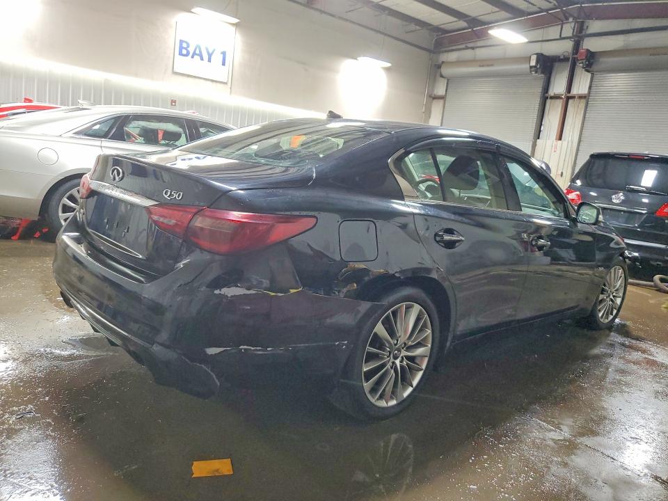 2018 Infiniti Q50 მანქანა იყიდება აუქციონზე, vin: JN1EV7AR5JM443075, აუქციონის ნომერი: 48130446