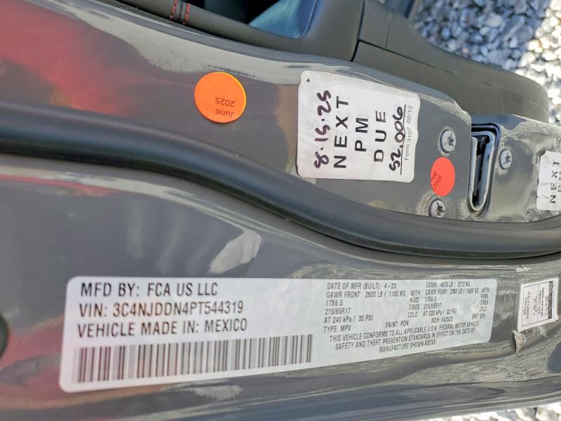 Продажа на аукционе авто 2023 Jeep Compass, vin: 3C4NJDDN4PT544319, номер лота: 49298406