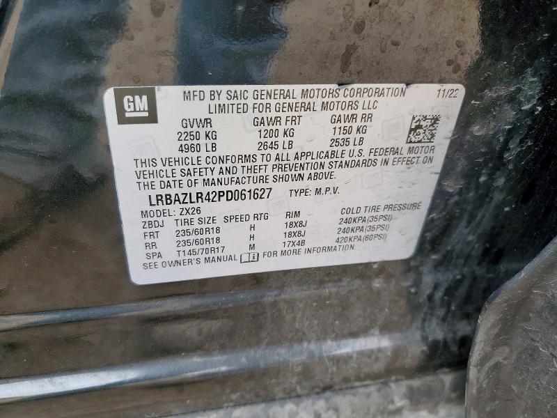 Продажа на аукционе авто 2023 Buick Envision, vin: LRBAZLR42PD061627, номер лота: 49393436