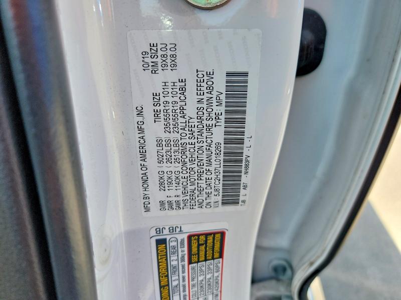 Продажа на аукционе авто 2020 Acura Rdx, vin: 5J8TC2H37LL018269, номер лота: 50616676