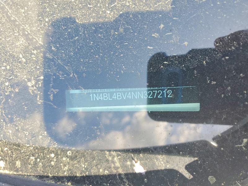 48564876 :رقم المزاد ، 1N4BL4BV4NN327212 vin ، 2022 Nissan Altima مزاد بيع
