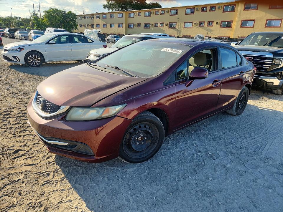Aukcja sprzedaży 2013 Honda Civic, vin: 2HGFB2F84DH509458, numer aukcji: 51764806