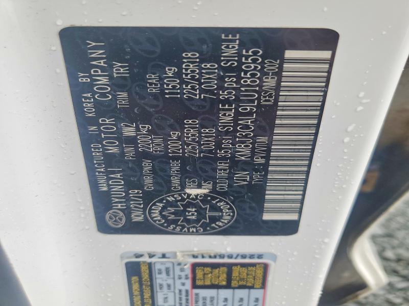 Продажа на аукционе авто 2020 Hyundai Tucson, vin: KM8J3CAL9LU185955, номер лота: 47040526
