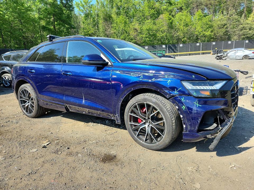 2019 Audi Q8 მანქანა იყიდება აუქციონზე, vin: WA1FVAF10KD014164, აუქციონის ნომერი: 50191776