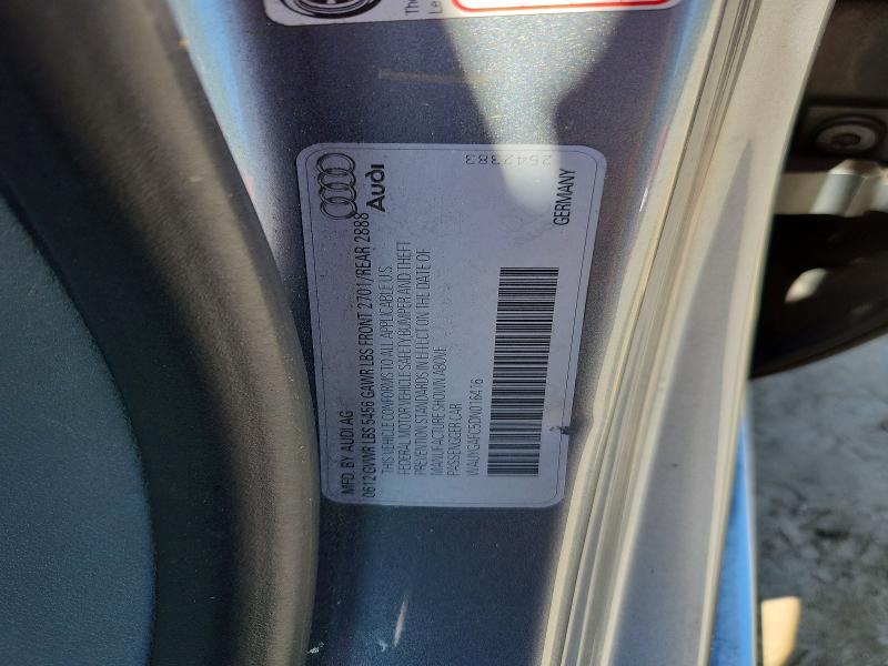 50231576 :رقم المزاد ، WAUYGAFC5DN016416 vin ، 2013 Audi A7 مزاد بيع