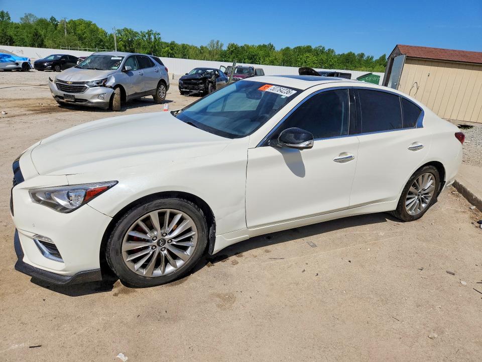 2018 Infiniti Q50 მანქანა იყიდება აუქციონზე, vin: JN1EV7AP5JM353925, აუქციონის ნომერი: 50764236