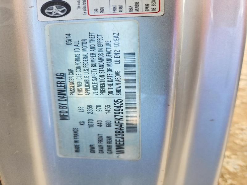 2015 Smart Fortwo მანქანა იყიდება აუქციონზე, vin: WMEEJ3BA4FK799435, აუქციონის ნომერი: 50388096