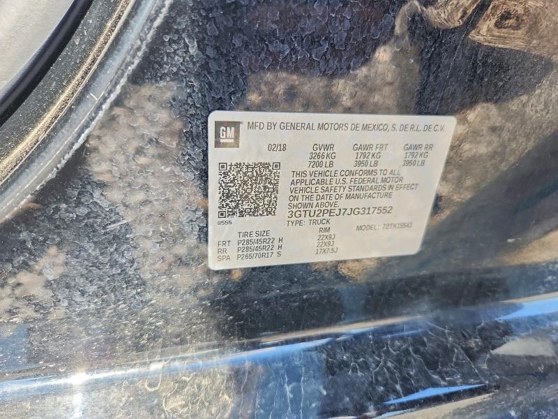 Продажа на аукционе авто 2018 Gmc Sierra, vin: 3GTU2PEJ7JG317552, номер лота: 51817616