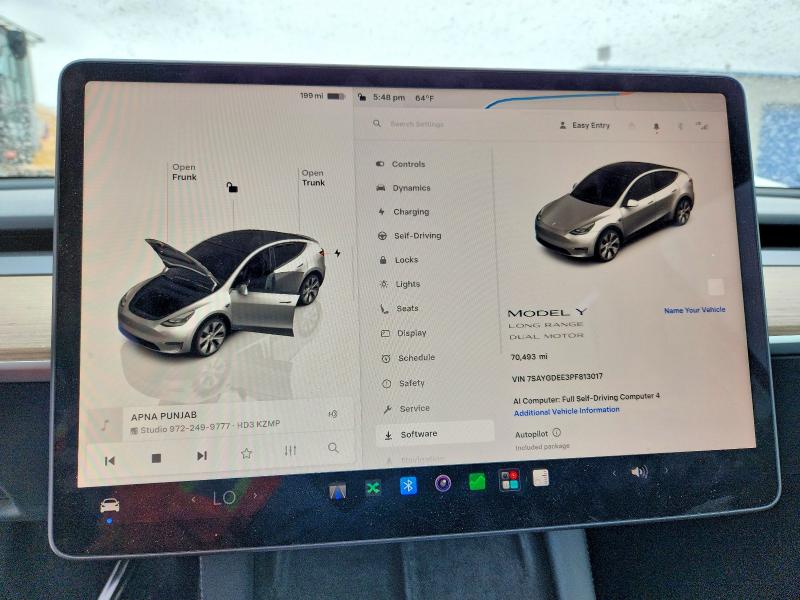 Продажа на аукционе авто 2023 Tesla Model Y, vin: 7SAYGDEE3PF813017, номер лота: 51847896