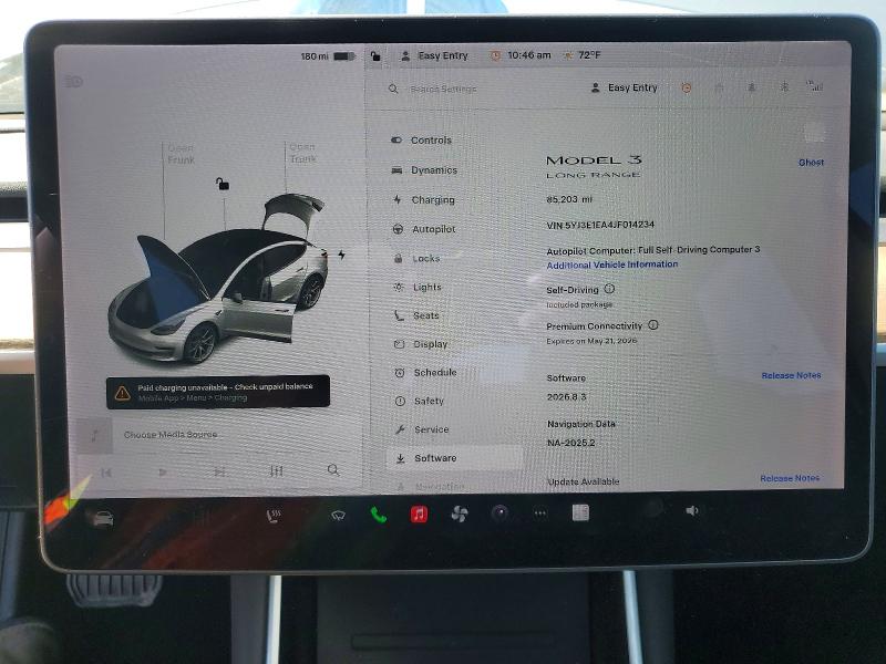 51986296 :رقم المزاد ، 5YJ3E1EA4JF014234 vin ، 2018 Tesla Model 3 مزاد بيع
