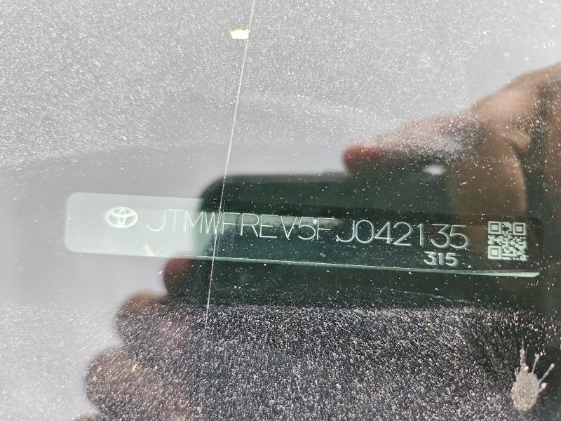 2015 Toyota Rav4 მანქანა იყიდება აუქციონზე, vin: JTMWFREV5FJ042135, აუქციონის ნომერი: 49036766