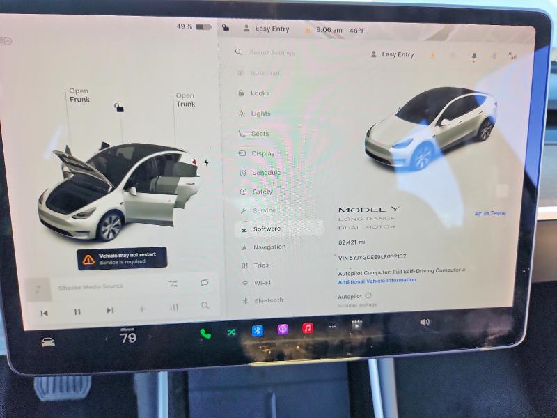 Aukcja sprzedaży 2020 Tesla Model Y, vin: 5YJYGDEE9LF032137, numer aukcji: 47925426