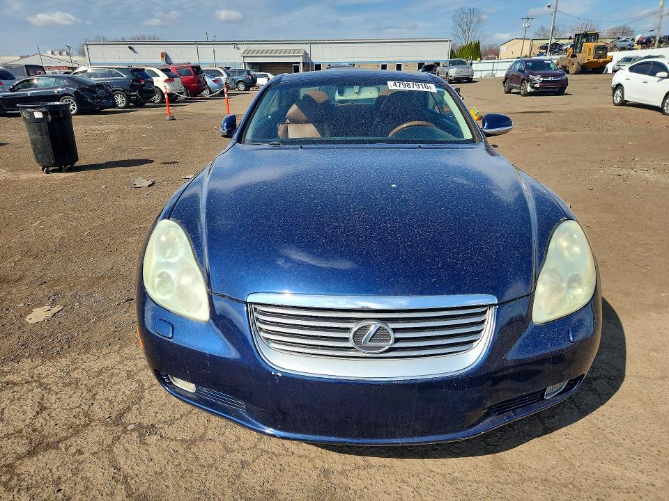 Auction sale of the 2003 Lexus Sc 430, vin: JTHFN48Y630037411, lot number: 47987916