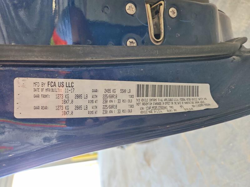 2018 Jeep Cherokee მანქანა იყიდება აუქციონზე, vin: 1C4PJMDB5JD582041, აუქციონის ნომერი: 51364026