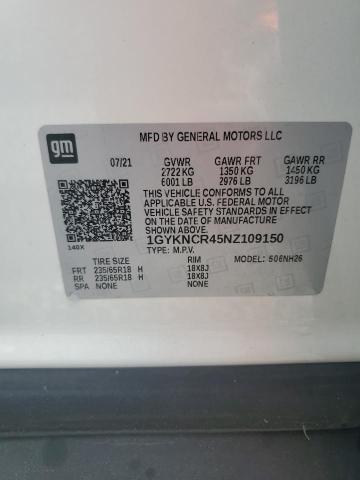 Aukcja sprzedaży 2022 Cadillac Xt5, vin: 1GYKNCR45NZ109150, numer aukcji: 49233936