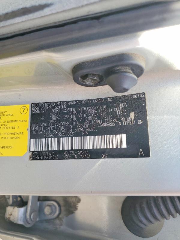 Продаж на аукціоні авто 2005 Lexus Rx, vin: 2T2GA31U35C036627, номер лоту: 50424986