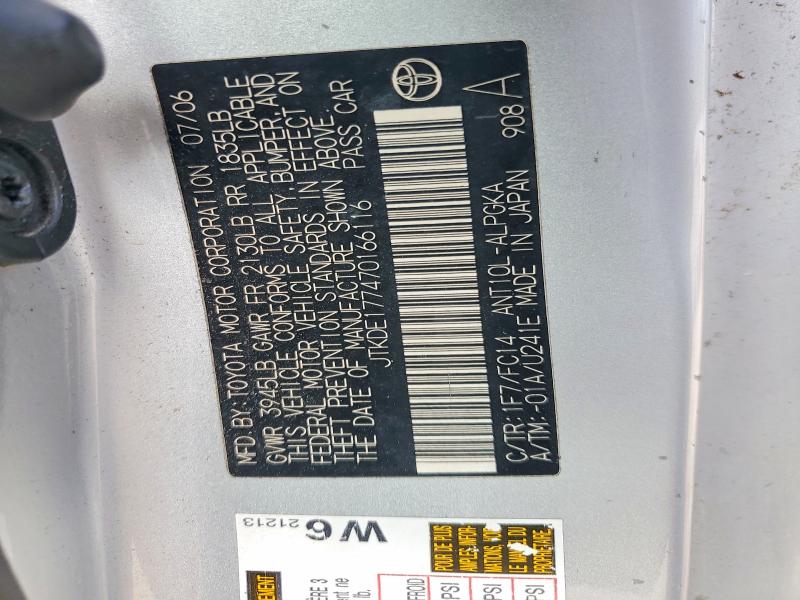 Продажа на аукционе авто 2007 Scion Tc, vin: JTKDE177470166116, номер лота: 51361486