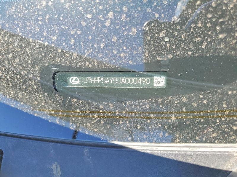 Aukcja sprzedaży 2018 Lexus Lc, vin: JTHHP5AY5JA000490, numer aukcji: 50076526