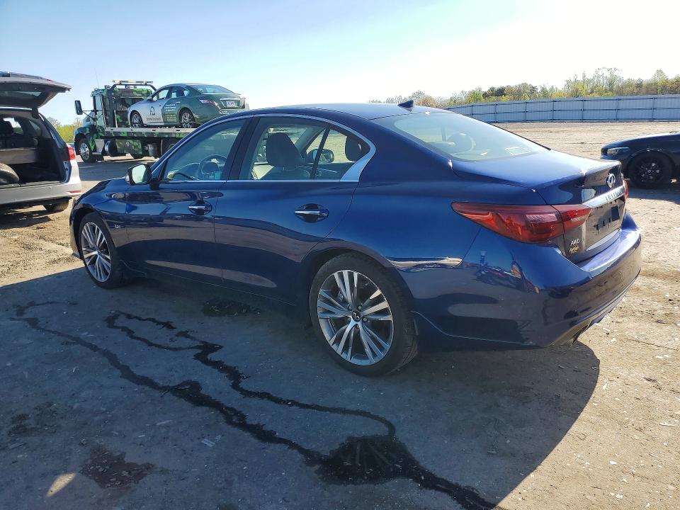 48843726 :رقم المزاد ، JN1EV7AR9KM590131 vin ، 2019 Infiniti Q50 مزاد بيع