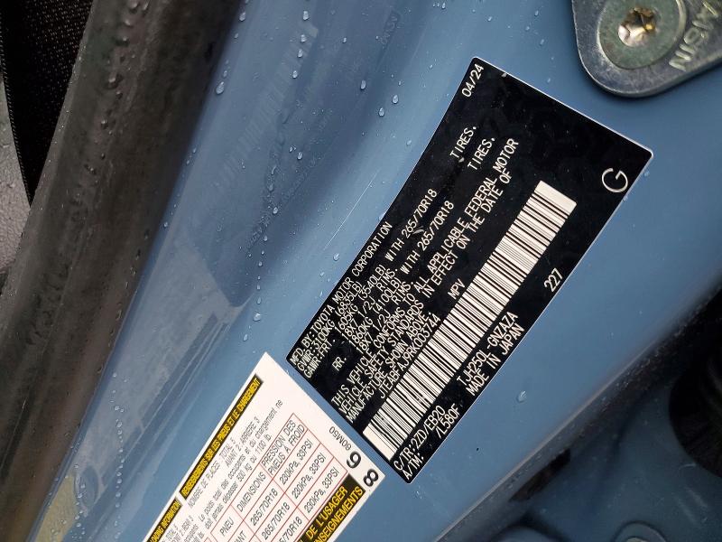 49591316 :رقم المزاد ، JTEABFAJ9RK003744 vin ، 2024 Toyota Land Cruiser مزاد بيع