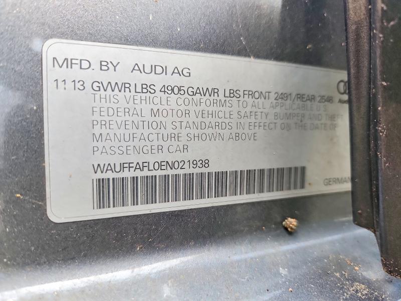 Продажа на аукционе авто 2014 Audi A4, vin: WAUFFAFL0EN021938, номер лота: 49916556