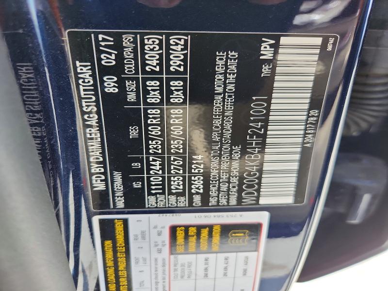 Продажа на аукционе авто 2017 Mercedes-benz Glc, vin: WDC0G4KB4HF241001, номер лота: 50172996