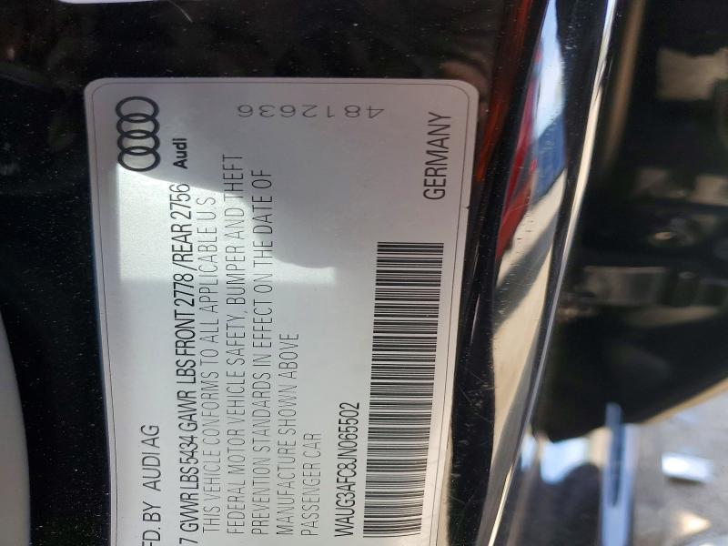 Aukcja sprzedaży 2018 Audi A6, vin: WAUG3AFC8JN065502, numer aukcji: 49654206