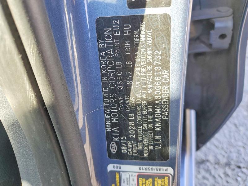 Продаж на аукціоні авто 2016 Kia Rio, vin: KNADM4A30G6613732, номер лоту: 51899486
