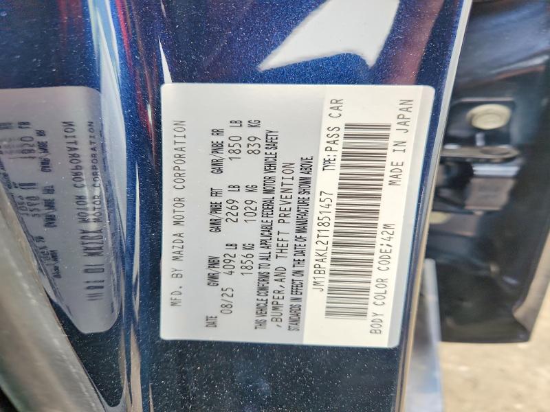 Продаж на аукціоні авто 2026 Mazda 3, vin: JM1BPAKL2T1851457, номер лоту: 49062816