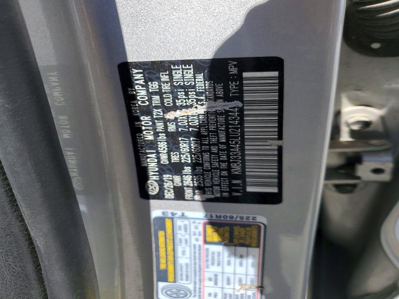Aukcja sprzedaży 2020 Hyundai Tucson, vin: KM8J33A45LU214344, numer aukcji: 48902306