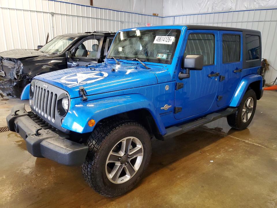 2014 Jeep Wrangler Unlimited მანქანა იყიდება აუქციონზე, vin: 1C4BJWDG8EL165574, აუქციონის ნომერი: 49614126