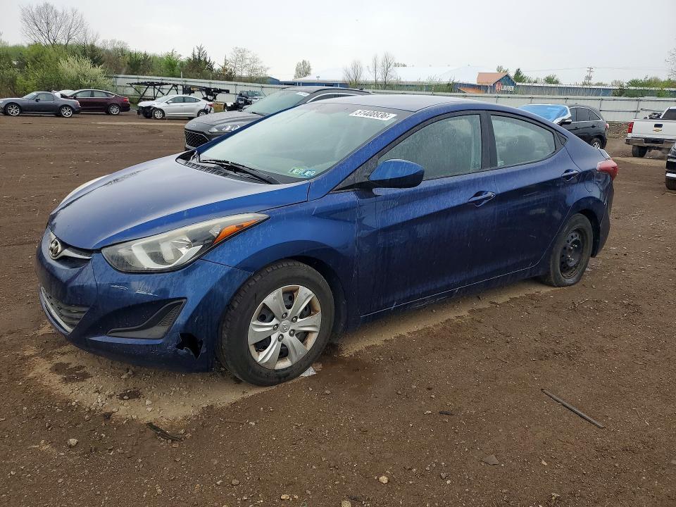 51408936 :رقم المزاد ، 5NPDH4AE7GH752111 vin ، 2016 Hyundai Elantra مزاد بيع