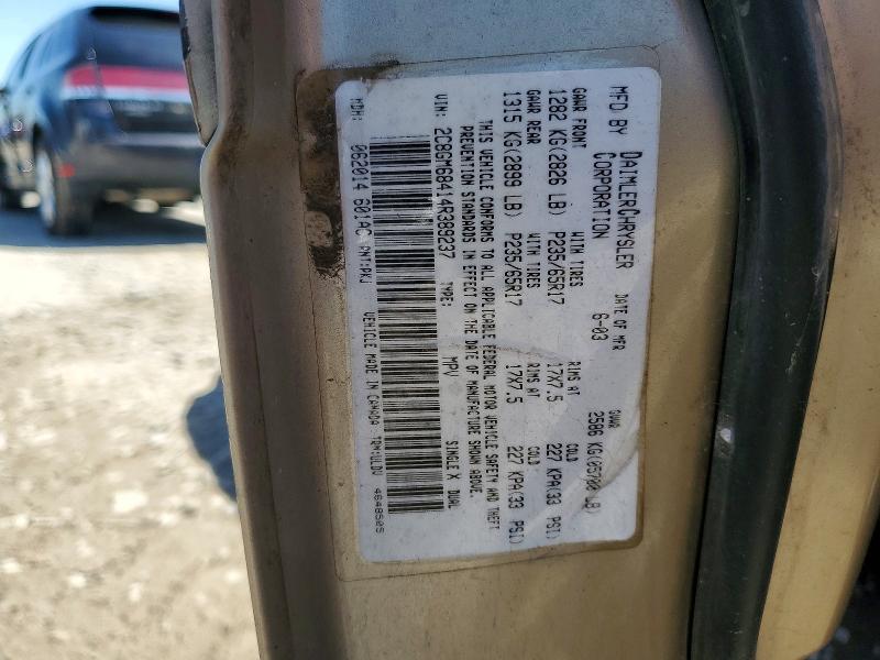 Aukcja sprzedaży 2004 Chrysler Pacifica, vin: 2C8GM68414R389237, numer aukcji: 50666296