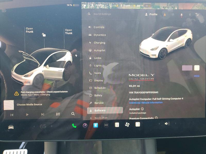 Продажа на аукционе авто 2023 Tesla Model Y, vin: 7SAYGDEF9PF810941, номер лота: 48657836
