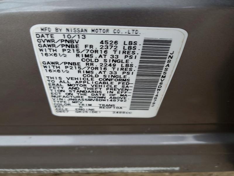 Продажа на аукционе авто 2013 Nissan Rogue, vin: JN8AS5MV6DW148792, номер лота: 51478066