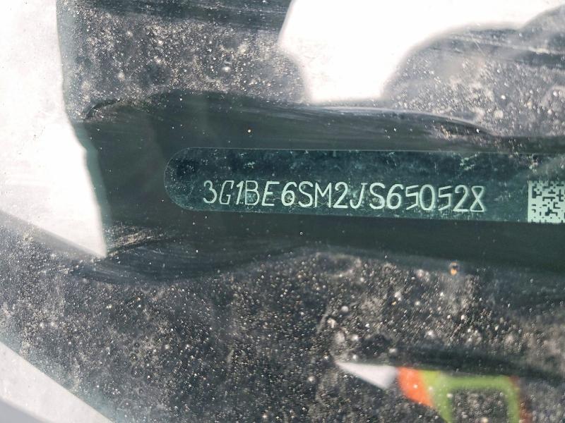 49888186 :رقم المزاد ، 3G1BE6SM2JS650528 vin ، 2018 Chevrolet Cruze مزاد بيع