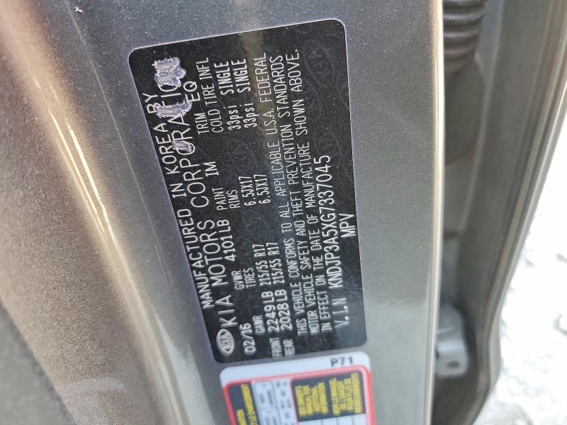 Aukcja sprzedaży 2016 Kia Soul, vin: KNDJP3A5XG7337045, numer aukcji: 51261506