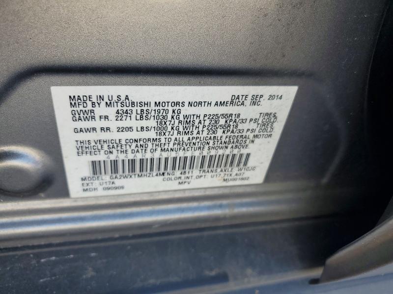 Продаж на аукціоні авто 2015 Mitsubishi Outlander Sport, vin: 4A4AR3AU5FE009200, номер лоту: 50222776
