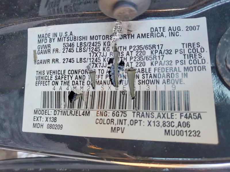 Продаж на аукціоні авто 2008 Mitsubishi Endeavor, vin: 4A4MM21SX8E013119, номер лоту: 50418406