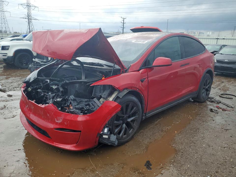 Продажа на аукционе авто 2021 Tesla Model X, vin: 5YJXCBE54MF326364, номер лота: 48589106
