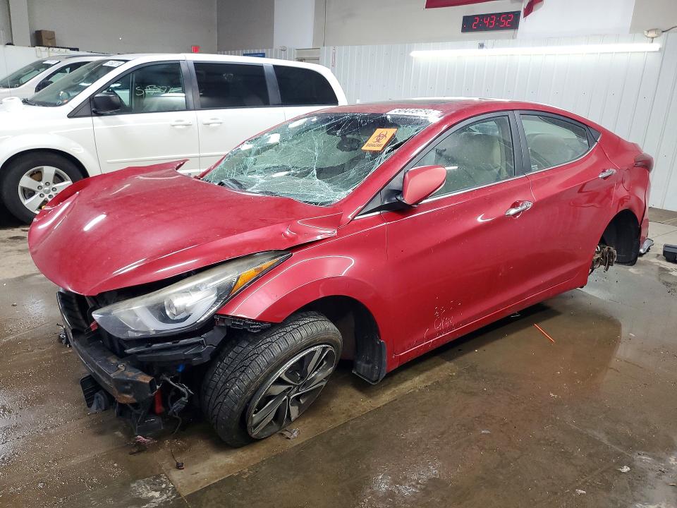 Продаж на аукціоні авто 2014 Hyundai Elantra, vin: KMHDH4AE9EU178397, номер лоту: 50445686