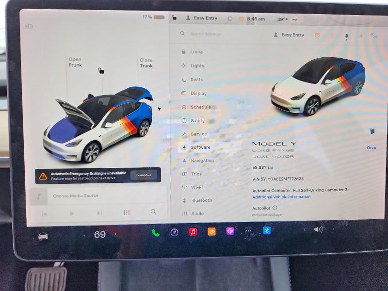 Продажа на аукционе авто 2021 Tesla Model Y, vin: 5YJYGAEE2MF172823, номер лота: 50677986