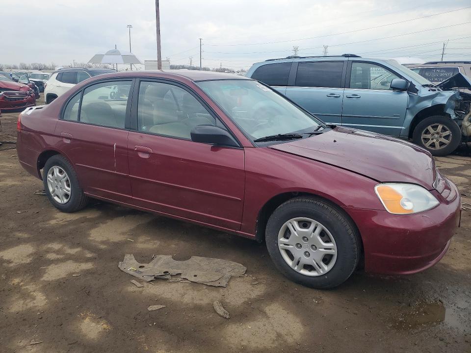 Продажа на аукционе авто 2002 Honda Civic, vin: 1HGES16582L018953, номер лота: 49435876