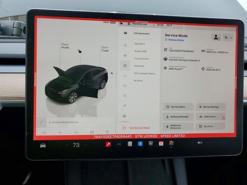 Продажа на аукционе авто 2023 Tesla Model Y, vin: 7SAYGDEE7PA056443, номер лота: 48062156