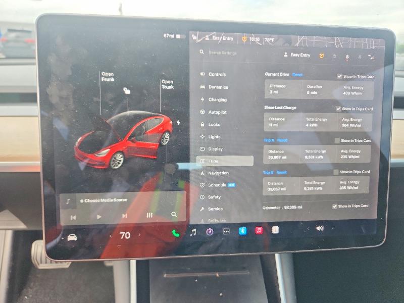 Aukcja sprzedaży 2019 Tesla Model 3, vin: 5YJ3E1EA0KF357415, numer aukcji: 50965696