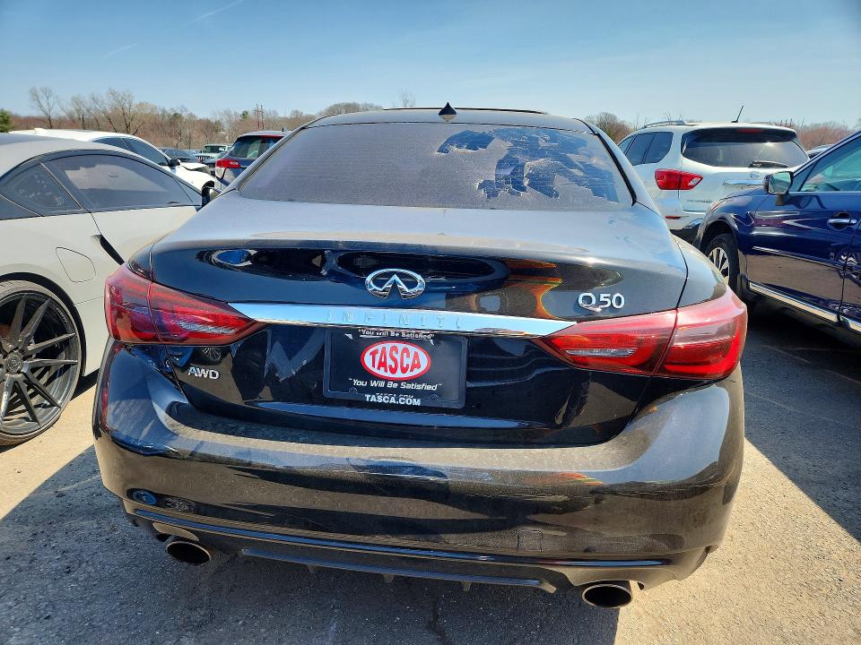 48852576 :رقم المزاد ، JN1EV7AR3JM440577 vin ، 2018 Infiniti Q50 مزاد بيع