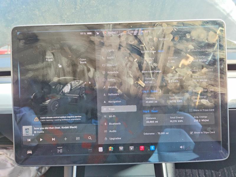 48446086 :رقم المزاد ، 5YJ3E1EA9KF301702 vin ، 2019 Tesla Model 3 مزاد بيع