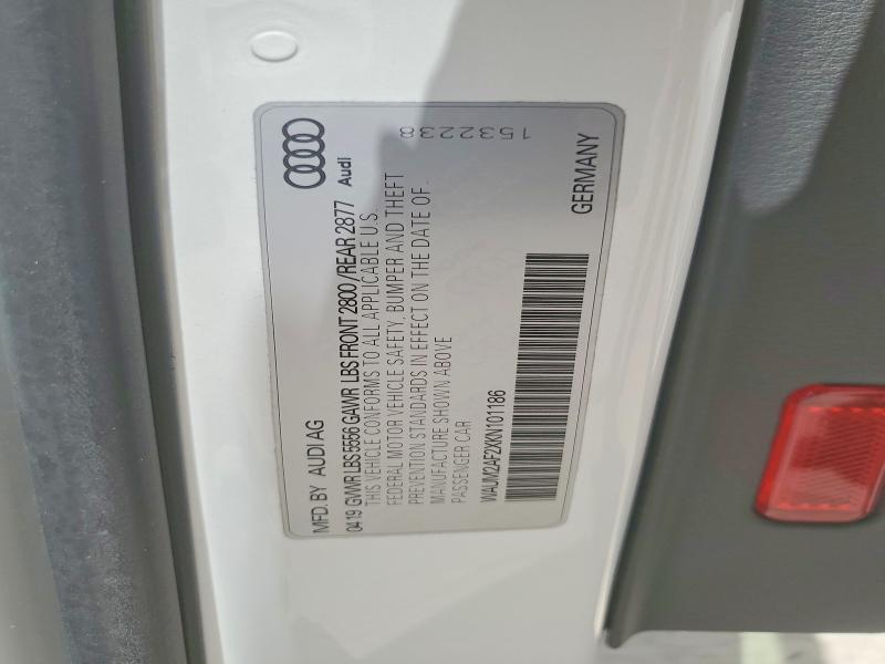 2019 Audi A6 მანქანა იყიდება აუქციონზე, vin: WAUM2AF2XKN101186, აუქციონის ნომერი: 49966916